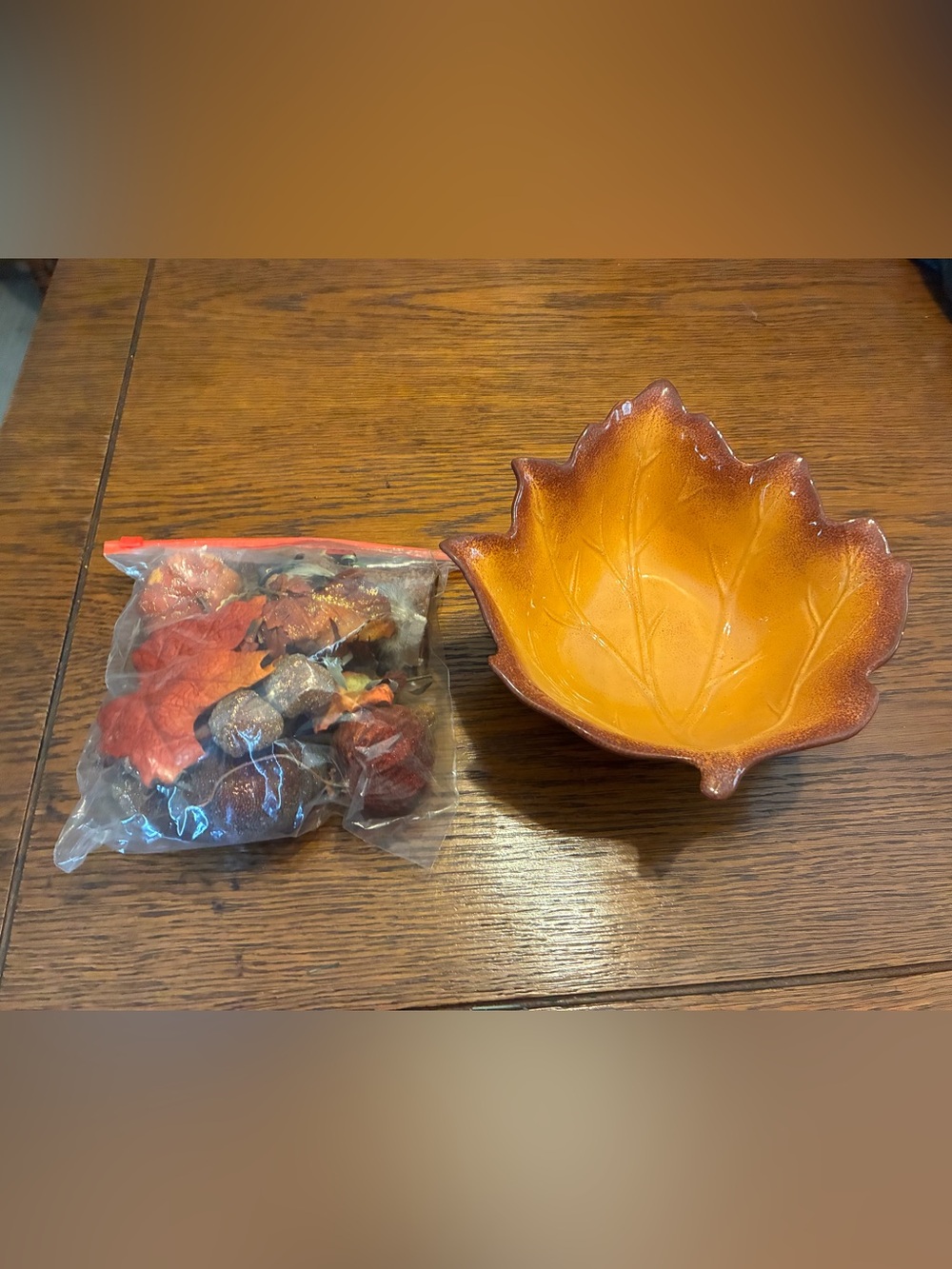 Better Homes And Gardens Orange Ceramic Dish